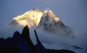 Nuptse in the evening light