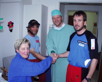 Bergsteiger, Patientin, Arzt